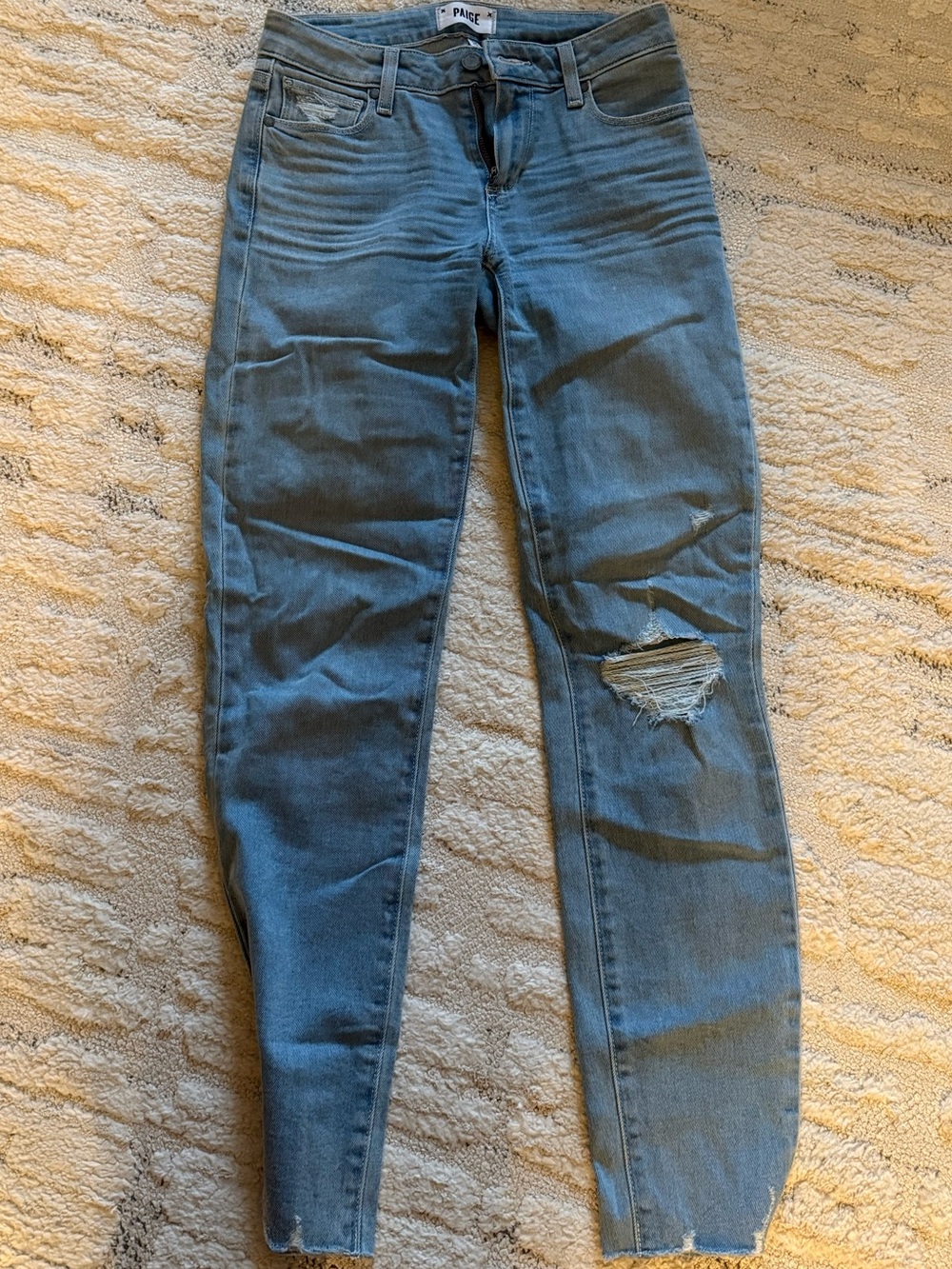 PAIGE Light Blue Women's Skinny Jeans
